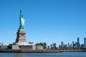 The Statue of Liberty at New York City